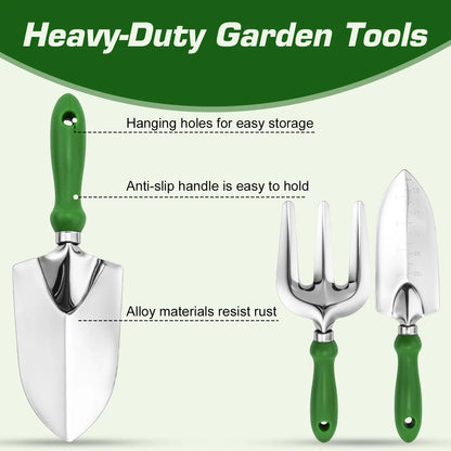 Ensemble d'outils de jardinage comprenant une cisaille de jardin à griffe